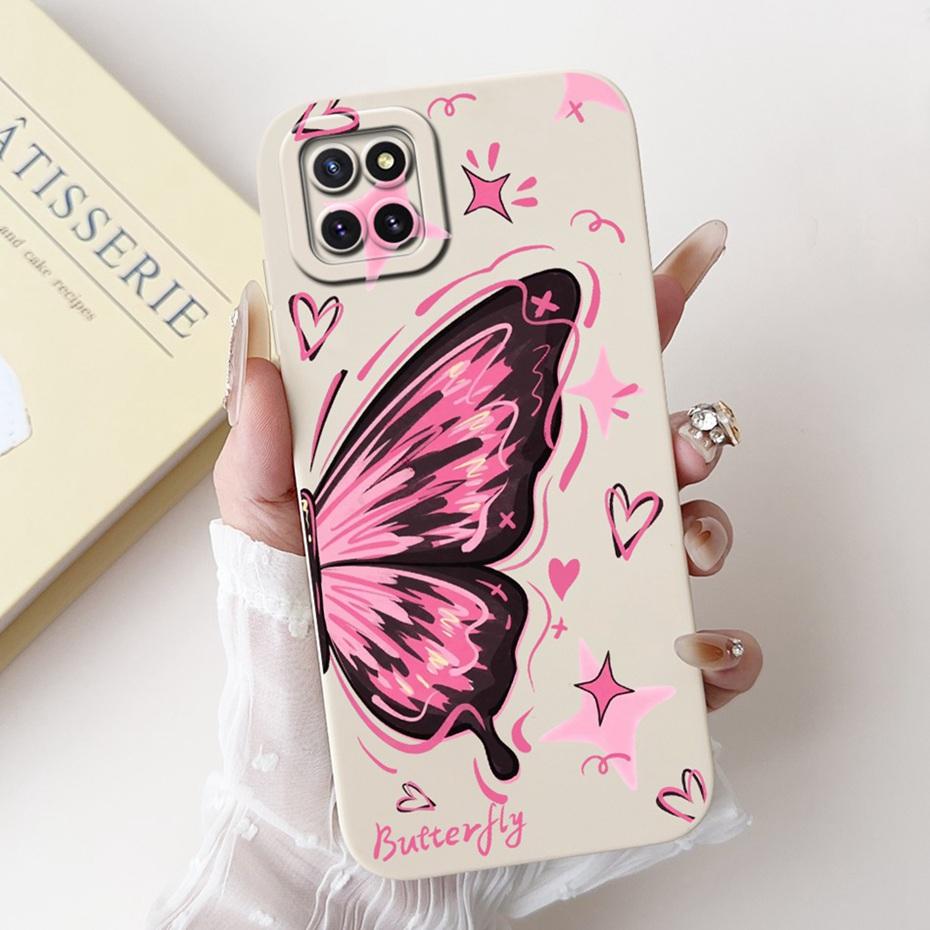 For Samsung Galaxy Note 10 Lite A81 Lens Protective Phone Case On Samsung Note 10lite SM-N770F Lovely Pattern Soft Silicon Cases