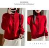 Korean Style Women's Casual Stand Collar Knit Cardigan - Autumn/Winter Collection