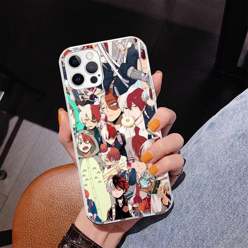 My Hero Todoroki Shoto Phone Case For iPhone 17 Air 16 Pro Max 16E 15 + 14 Plus 11 12 13 Mini 7 8 SE Gift Print Cover Fundas 17