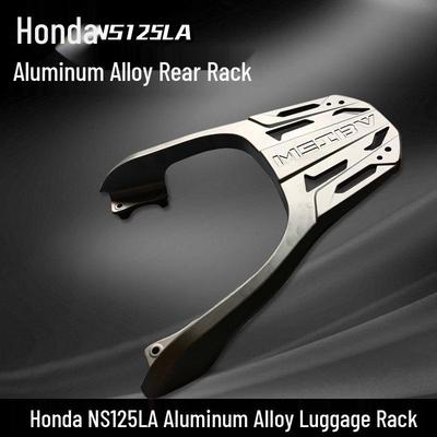Portapacchi Posteriore e Schienalino Compatibili Honda NS125L – Accessorio Moto in Lega di Alluminio