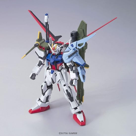 BANDAI SPIRITS HG Mobile Suit Gundam SEED R-17 GAT-X105 Perfect Strike Gundam Skala 1/144 Kod Koloru