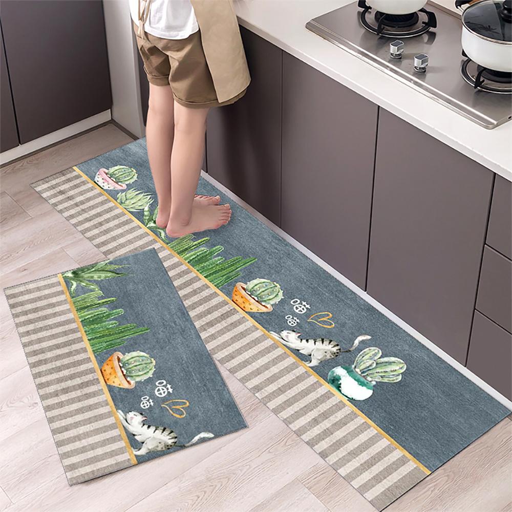 Kitchen Floor Mat Living Room And Bedroom Entrance Door Mat Home Decoration Laundry Room Corridor Long Small Carpet