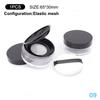1Pcs Portable Plastic Powder Box Empty Loose Powder Container With Sieve Mirror Cosmetic Sifter Jar Travel Makeup Accessories