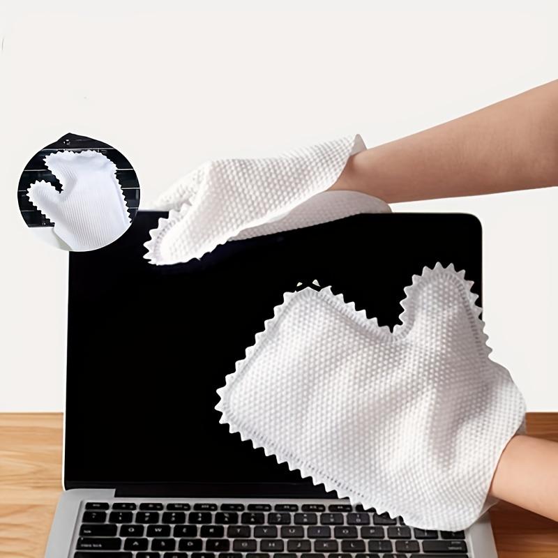 20 50Pcs Disposable Anti Static Cleaning Gloves Dust Removal Non Woven Wipes Household Electronic Screen Keyboard Lens Surface Dusting Cloth