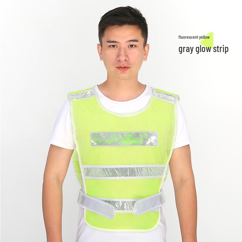 Reflective Safety Vest for Construction and Night Riding