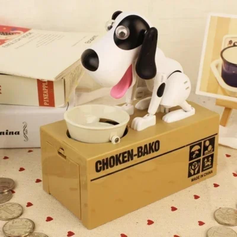 Automated Dog Steal Money Box Piggy Bank Coin Bank For Christmas Gift Kids Birthday Gift  Money Bank