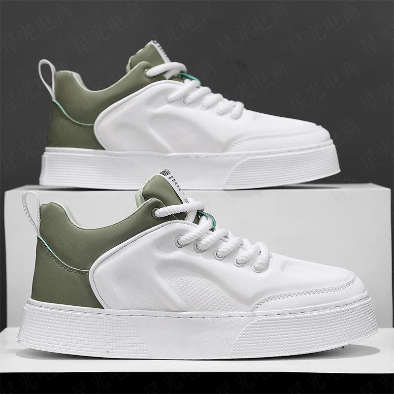 

Летняя мужская обувь 2025 новая повседневная молодежная обувь для скейтборда на шнуровке спортивная низкая модная повседневная обувь для скейтборда 44