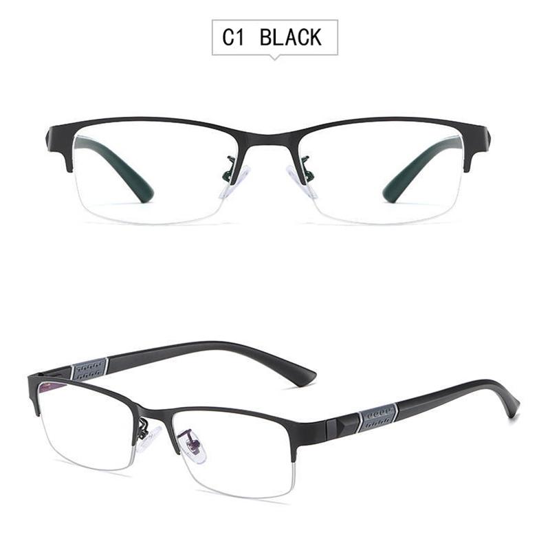 Reading Glasses Men Women High Quality Half-frame Diopter Glasses Business Male Presbyopic Eyeglasses +1.0 1.5 2.0 2.5 3.0 3.5 4