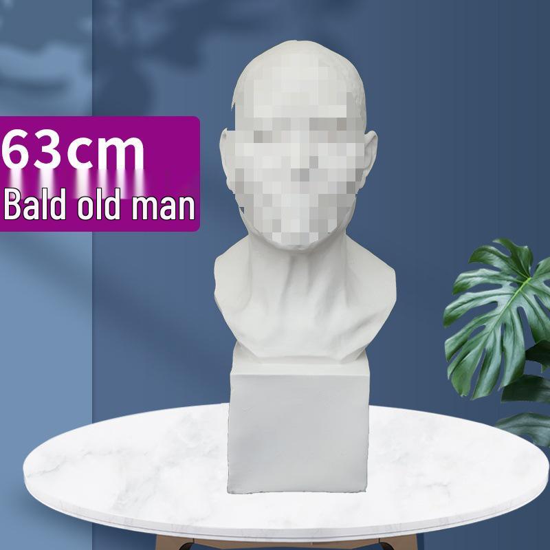Plaster Cast Geometric Sculpture Set for Art and Photography