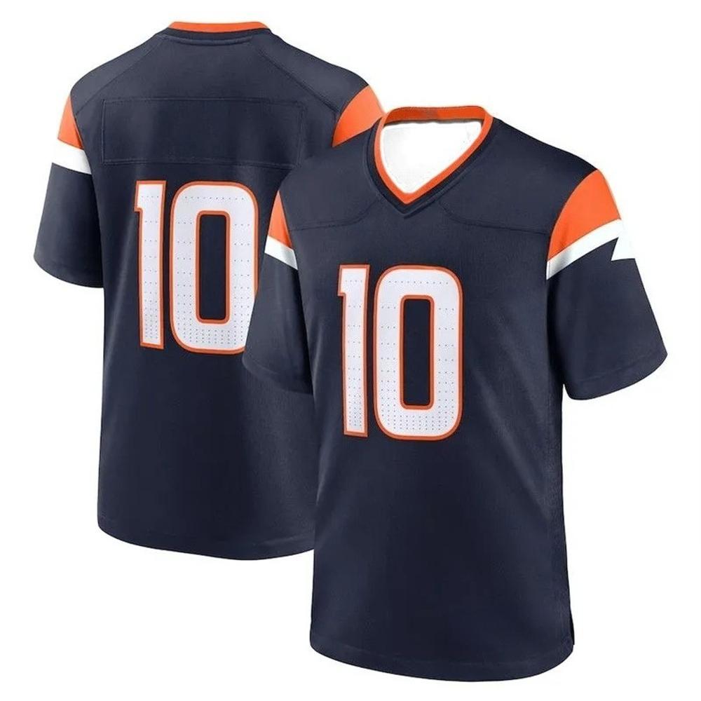 Maglietta a maniche corte da rugby estiva Denver per adulti uomini e donne Broncos Abbigliamento da allenamento Maglietta Sportiva per bambini Top casual