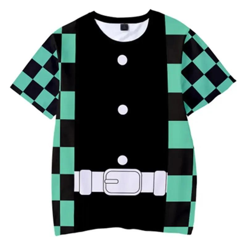 Letní móda Anime Demon Slayer Kochou Shinobu 3D tričko Dětské ležérní tričko Chlapec Dívka Unisex oblečení Oversized tričko Top