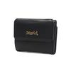X-girl Mills Logo Faux Leather Mini Wallet (105253054012) Black, One Size