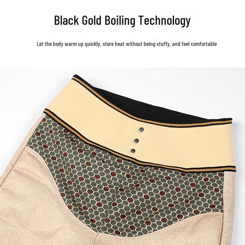 LANGSHA Women's Slimming Goose Down Winter Warm Black Stirrup Pants