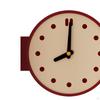 Corner Wall Clock Desktop Easy To Read Unique Mounted Craft Decor Ornament for