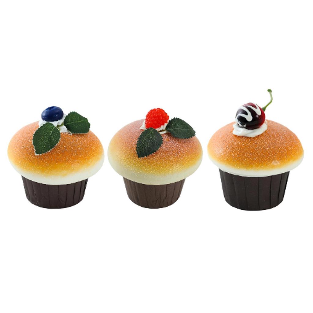 Artificial Cake Model Funny Artificial Cupcake Display Prop for Market Store