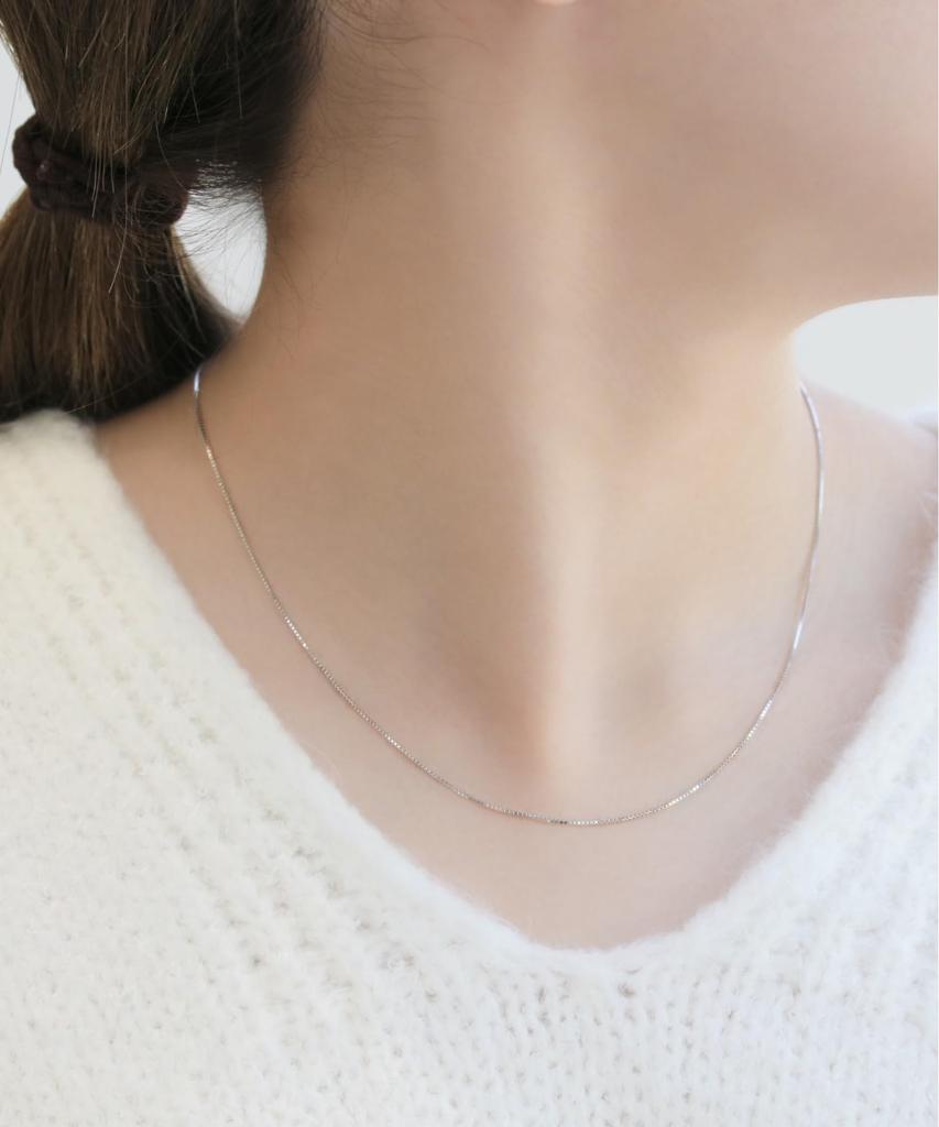 Náhrdelník z nerezové oceli Benátský pro každý den Dodává se s dárkovou krabičkou [Hothrty] Ženy, Řetízek, Ocel, Tenký, Jemný, Řetízek, Y-tvar, Stříbrný, Zlatý, Roztomilý,