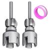 Pvc Pipe Threader Kit 1/2 3/4 Dies Cutter Electric Drill Compatible Pvc Pipe Threader Kit Pvc Thread Maker Tool For Home Repair
