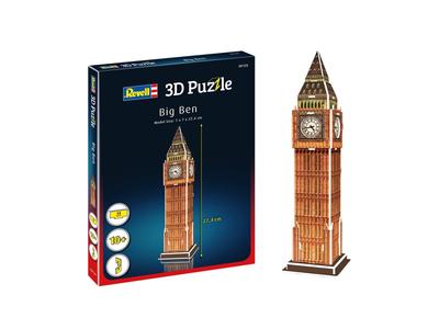 Quebra-cabeça 3D Alemão Revell Big Ben Paper Craft 00120