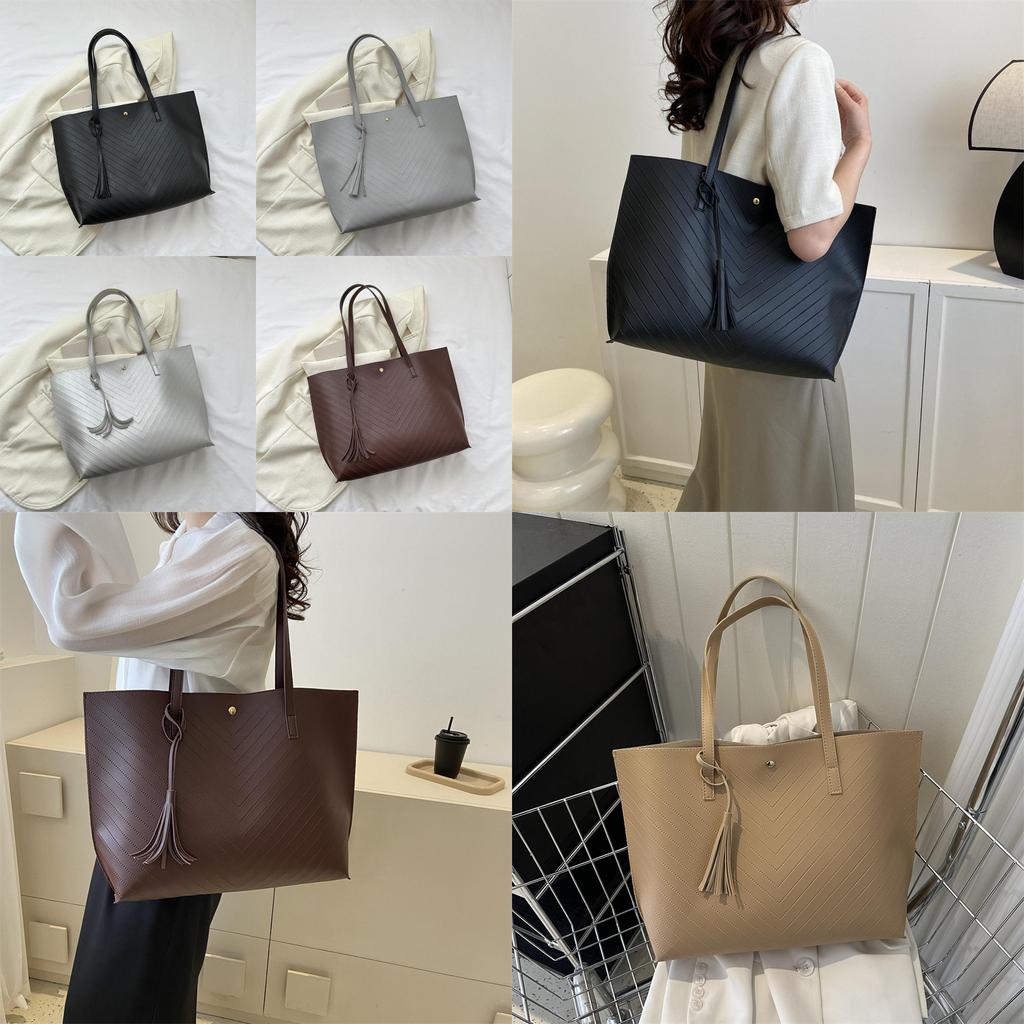 Fashionable Summer Street Style Commuter Tote Bag For Women Pu Leather