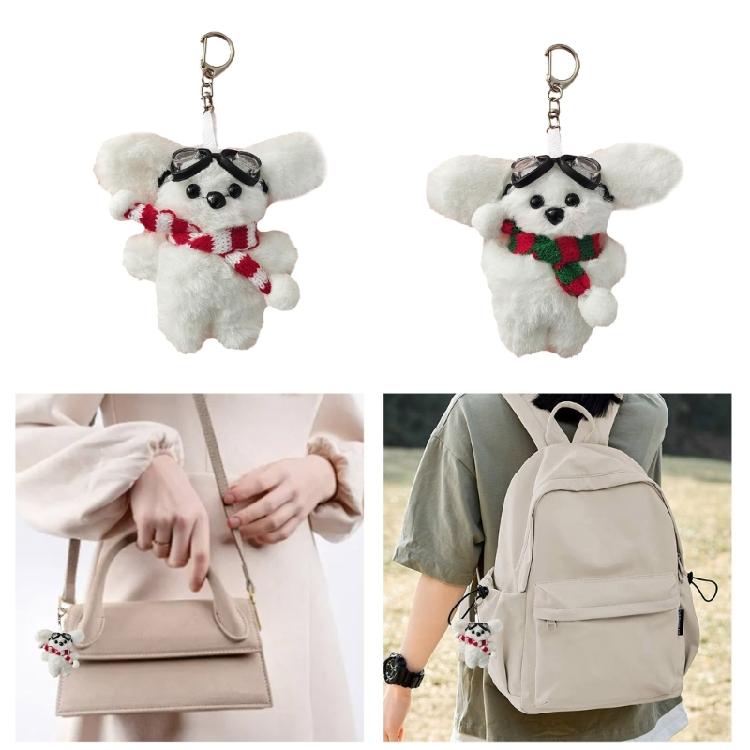 Cute Keychain Plush Keyrings Plush Dolls Rabbit Shape Plush Keychains Pendant