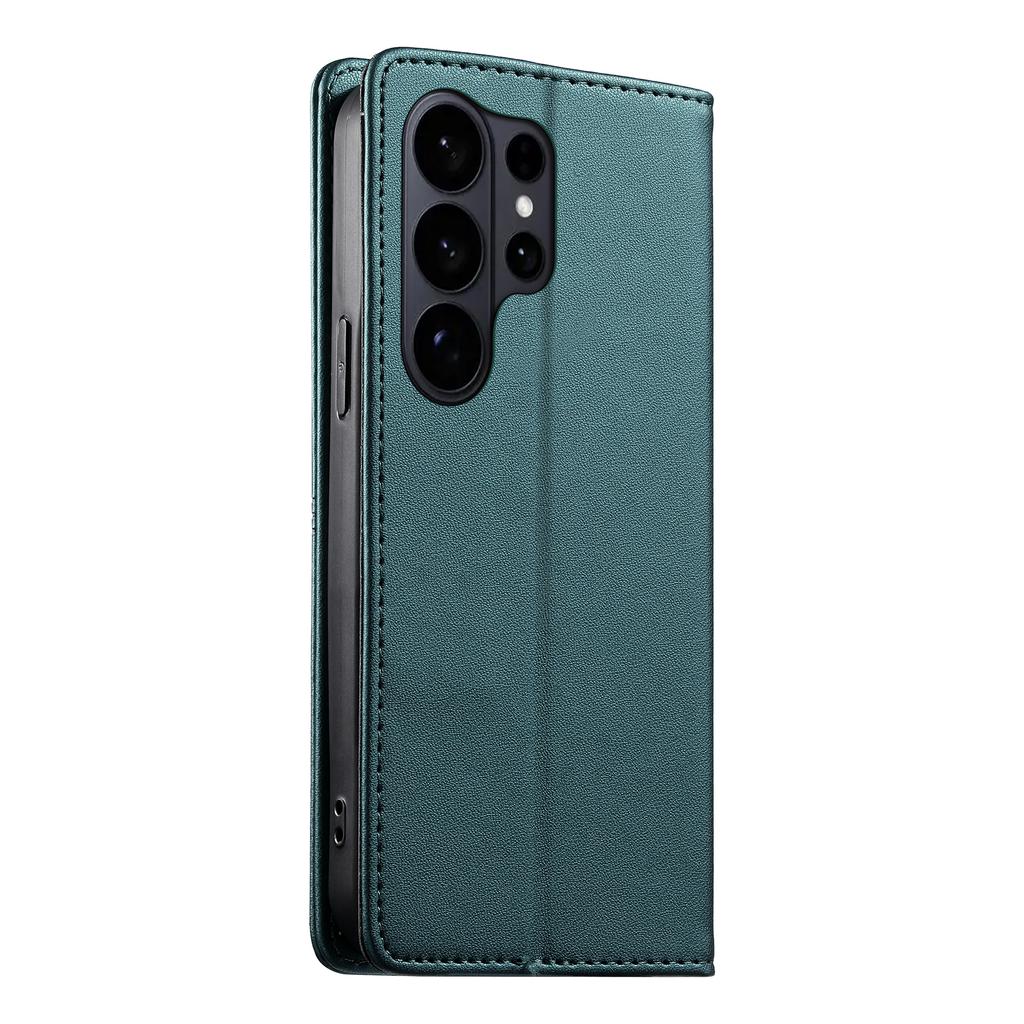 Business Luxury Strong Magnetic phone case For Samsung S26 Ultra S25 Plus S24 S23 A16 A26 A36 A17 A07 RFID kickstand Flip Cover