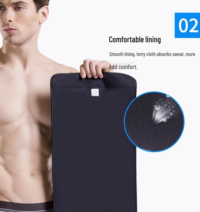 Unisex Waist Trainer: Fitness Support Belt for Tummy Control, Sweat-Inducing, Back Pain Relief, and Lumbar Support.