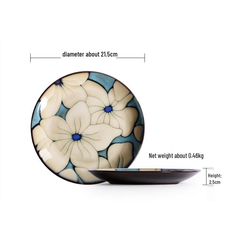 ZISIZ Creative Ceramic Dinner Plate
