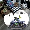 Valentino Pattern Round rug,Carpet Rug for Living Room Bedroom Playroom ,Non-slip Floor Mat,Holiday Gifts and Birthday Gifts.