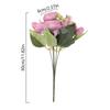 9 head Vase Wedding Home Ornament Silk Peony  Rose bouquet Party Decoration  Artificial Flowers
