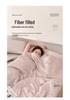 Sommerdecke aus Eisseide: Vierteiliges Set, Dünn & Atmungsaktiv, Einzel-/Doppelbett, Maschinenwaschbar