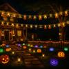 Ghost Party Decoration Pumpkin LED Light Hanging Decorations Lamp String  Theme Party