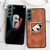 Game Rainbow S-Six S-Siege Phone For Samsung S25 Edge Galaxy S22 Ultra S21 S10 S9 Plus S20 S23 S24 FE Case S10E Cover Silicone S