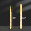 6Pcs Golden & Silver Metallic Markers, Brush & Fine Tip Options - for Painting, Lettering And Detailing - Quick-Drying, Artistic