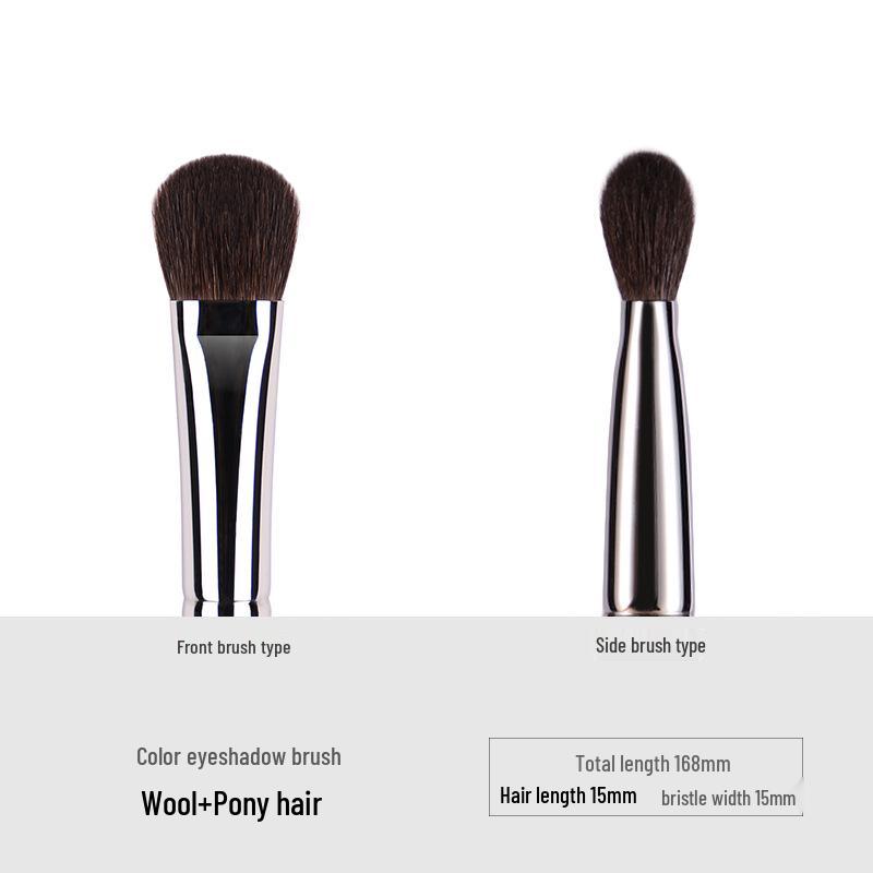 Ebony Wood Animal Hair 40-Piece Makeup Brush Set for Eyeshadow and Blush