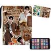 Tian Xuning Figaro Card Collection Album - Anime Keychain Pendant Storage Book Stationery Gift