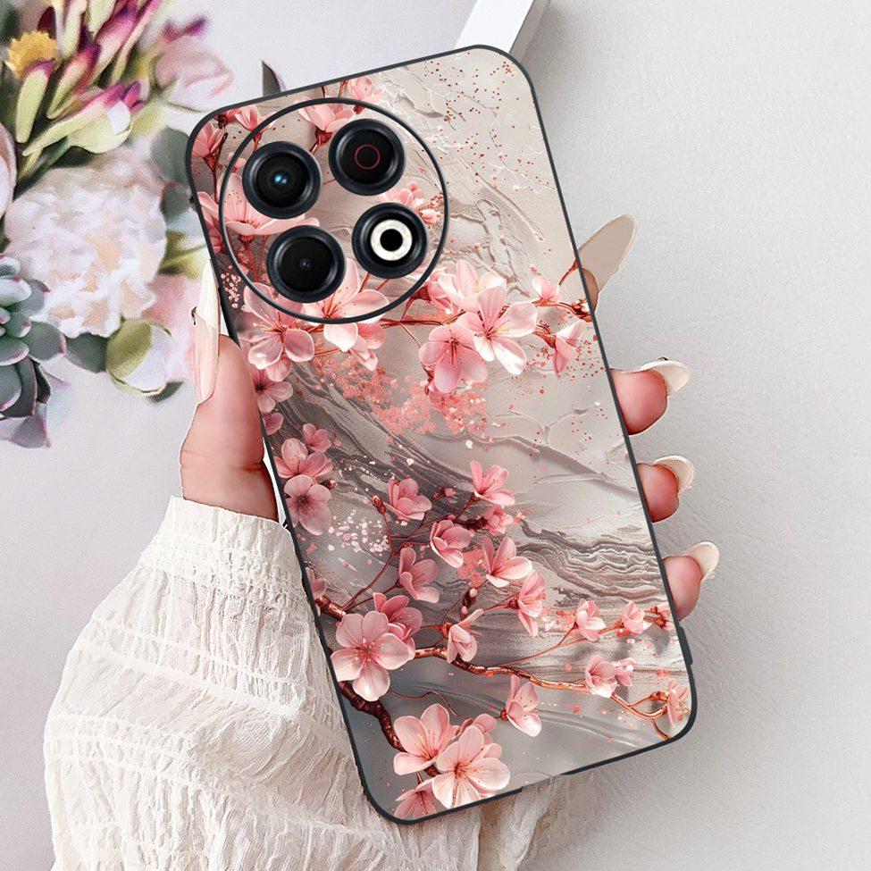 Voor Techno Spark 30 Pro 4G KL7 Cover Voor Tecno Spark 30 Pro 4G Hoesje Luxe Vlinder Liefde Mode Bloemen Cool Leeuw Schattig Geschilderd