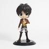 6pcs Anime Attack on Titan Anime Eren Levi Hange Zoe Erwin Smith Mikasa Ackerma PVC Action Figure Model Toy