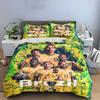 Brazil Football Team Bedding Set Bedding Duvet Cover Set Duvet Cover Pillowcases Home Decor (1 * Duvet Cover 2 * Pillowcases, Without Duvet Insert)