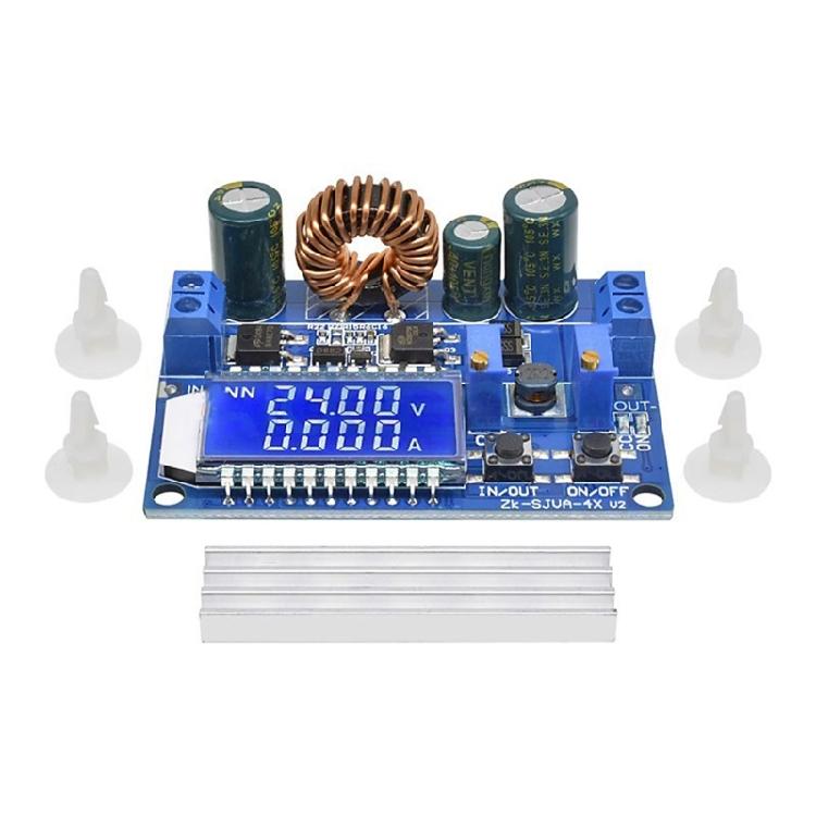 Reliabled Power Module Featuring LCD Display for Voltages Current Power Monitoring Adjustable Voltages 0.5 30V Current