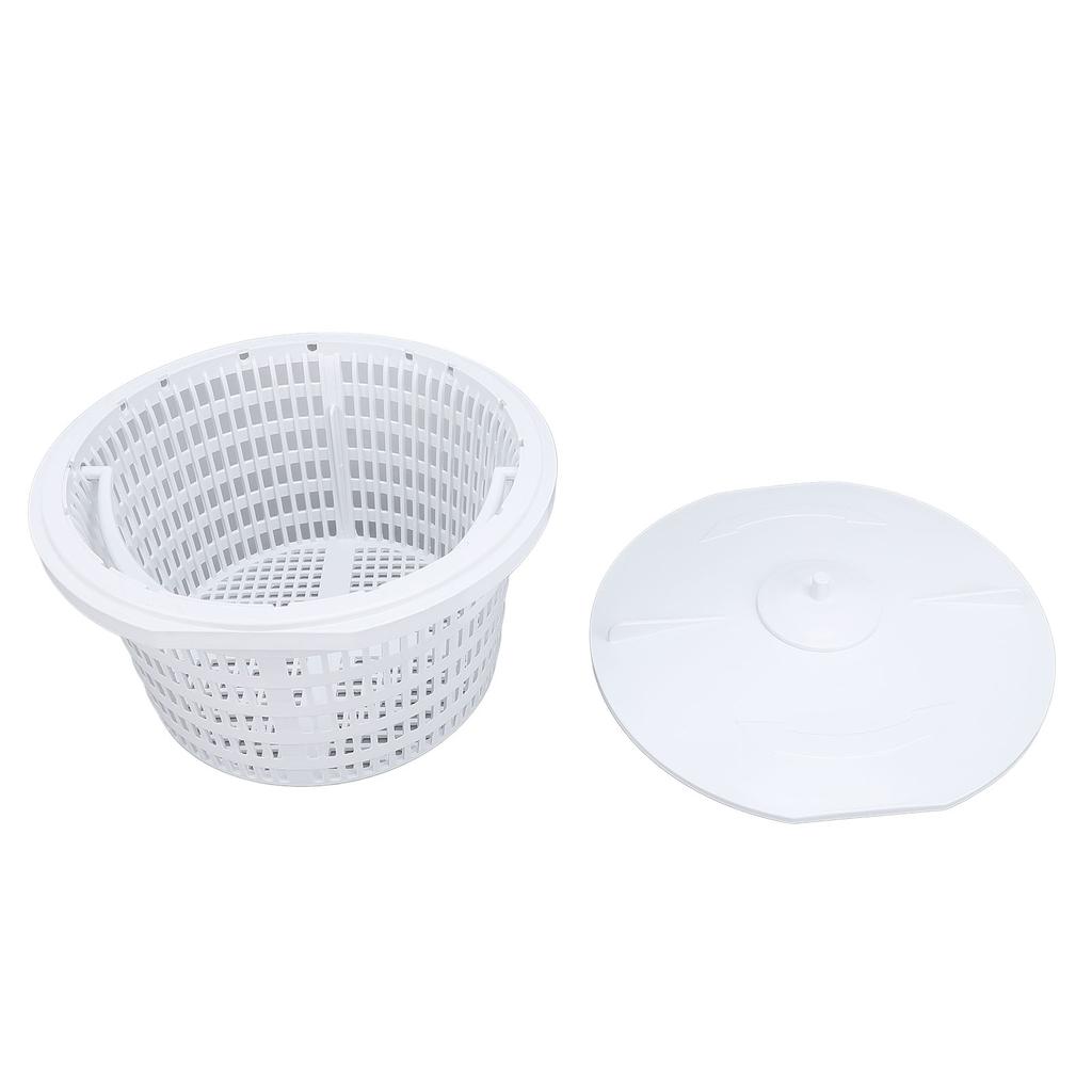 Pool Skimmer Basket, Medium Size Replacement Filter Basket with Lid and Handle for Spa 1091LX