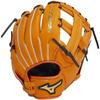 Mizuno Wild Kids Size Clear Orange X Black Baseball/Softball Kids' All-Around Baseball 3S, 1AJGY338,