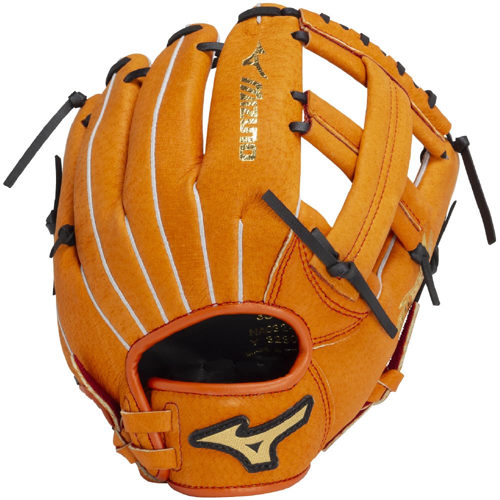 

MIZUNO for Wild Kids Size Clear Orange x Black Baseball/Softball Kids, All-Around 3S, 1AJGY338, Left-Handed Throw,