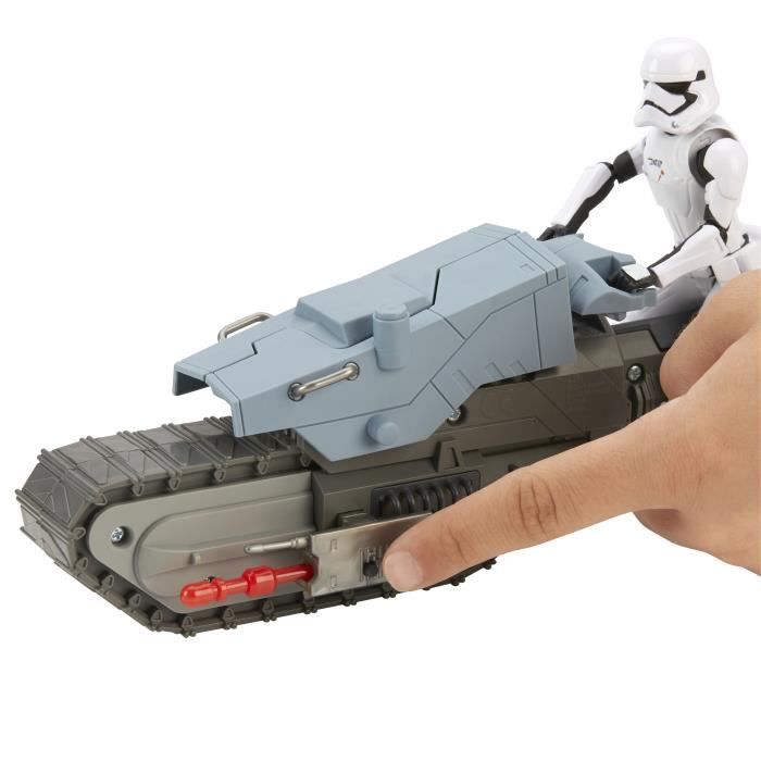 Figurine stormtrooper 12 cm et véhicule épisode 9 - hasbro - galaxy of adventures - extérieur