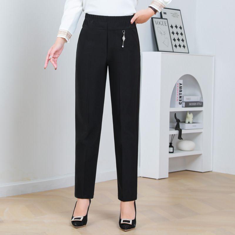 

Женские повседневные брюки оверсайз, длинные свободные брюки с высокой талией, женские зимние брюки, женские эластичные брюки L