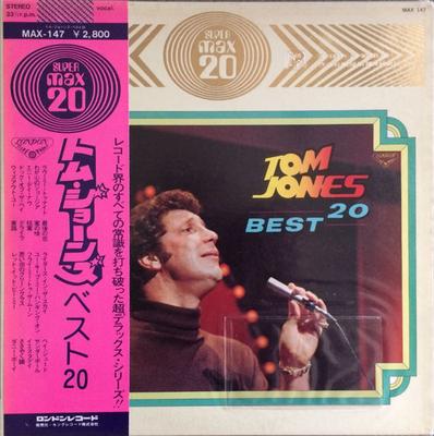 LP Record TOM JOENS  Best 20 MAX147 LONDON 1976 Japan Obi Pop Used