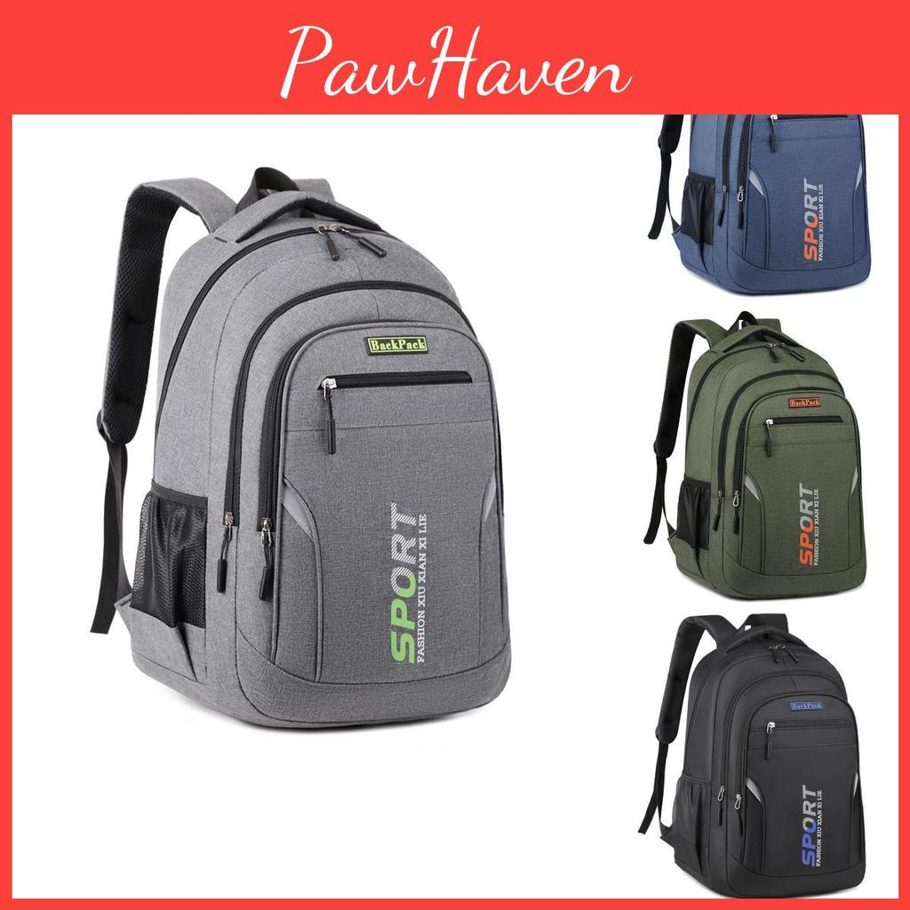 Breathable Oxford Backpack High Capacity With Laptop Sleeve For Students School
