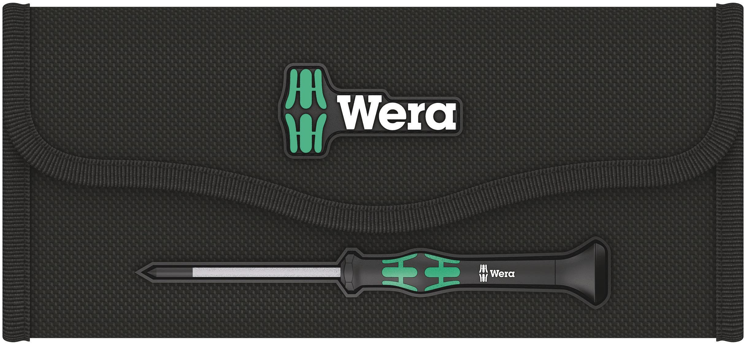 Wera 05671385001 Pouch for Kraftform Precision Screwdriver Set 235 x 115 mm Japanese 12-Piece 9454, [Official Import] чёрный