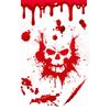 Halloween Blood Handprint Car Sticker Decal for Window Bumper Truck