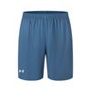 Under Armour Solid Color Quick-Dry Breathable Knitted Mid-Waist Sports Shorts Unisex Shorts Blue 23500203-343