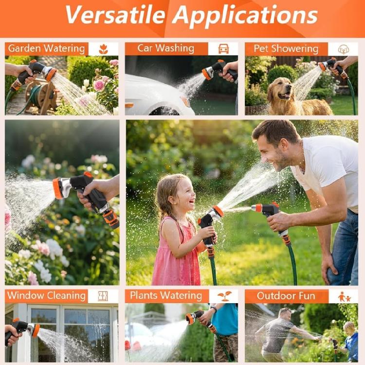 Leakproof Quick Release Garden Hose Nozzle Water Sprayer Nozzle For Extended Watering And Cleaning Tasks